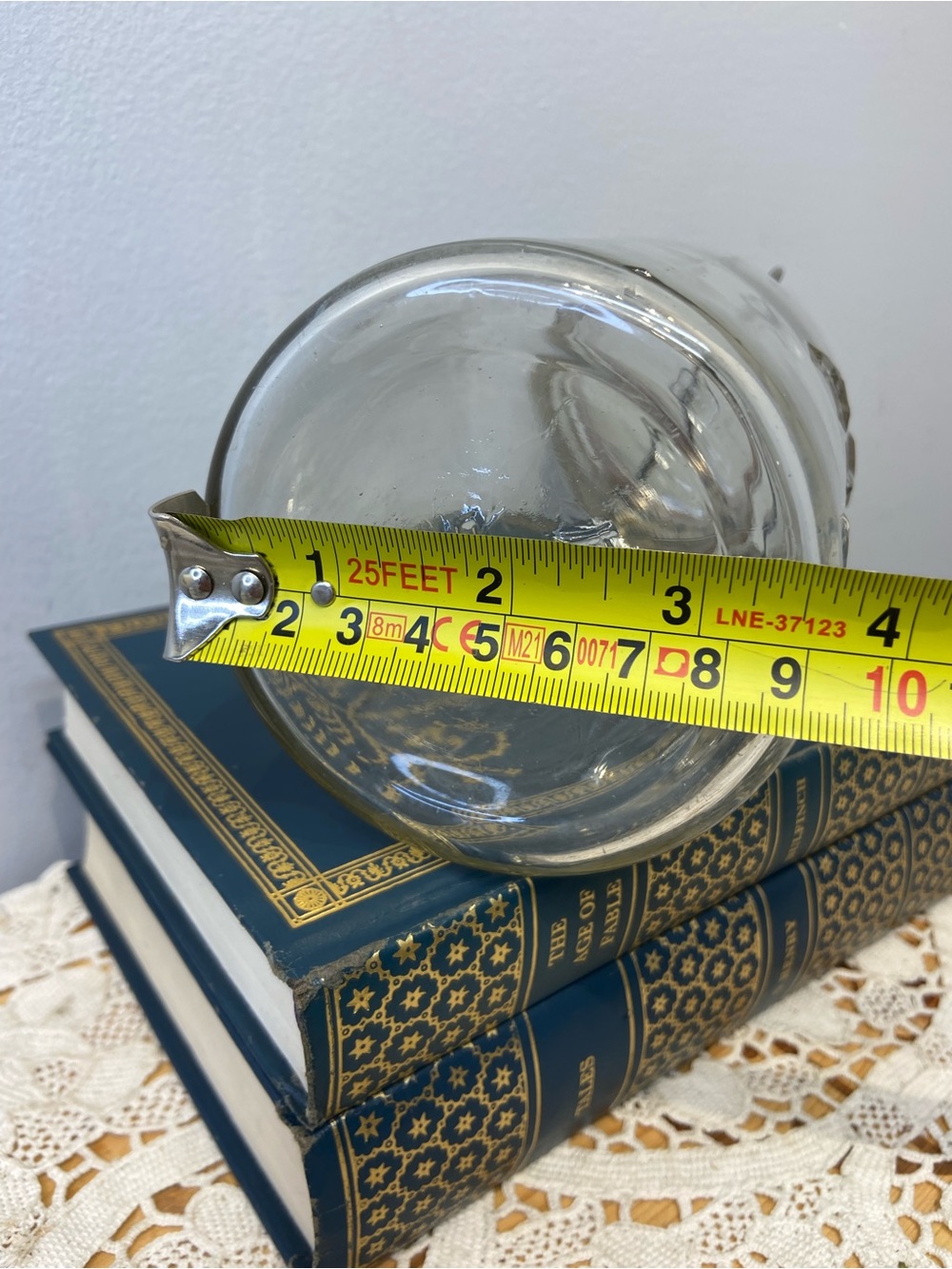 Vintage Atlas E-Z Seal Clear Glass Canning Jar with Glass Lid - Picture 8 of 8